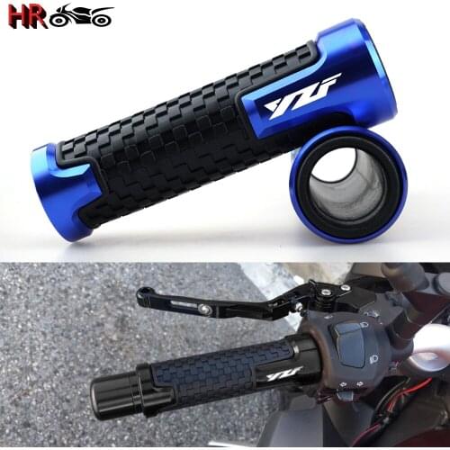 With Logo YZF For Yamaha YZFR1 R1 2004 - 2006 YZFR6 R6 1999 - 2018 2019 Motorcycle Handlebar Grip Motorbike Handle Hand Grips