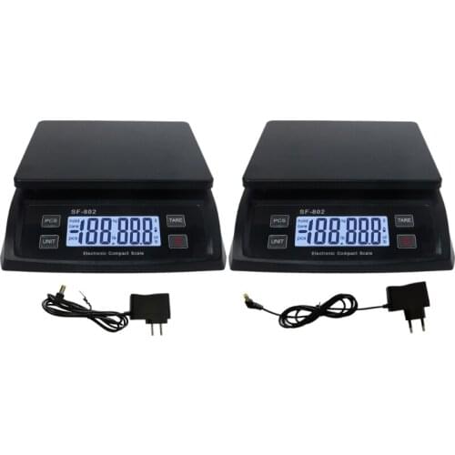 Shipping Scale Accurate Digital Postal Scale with Hold &Tare Function LCD Display Auto-Off Scale AC Adapter Included