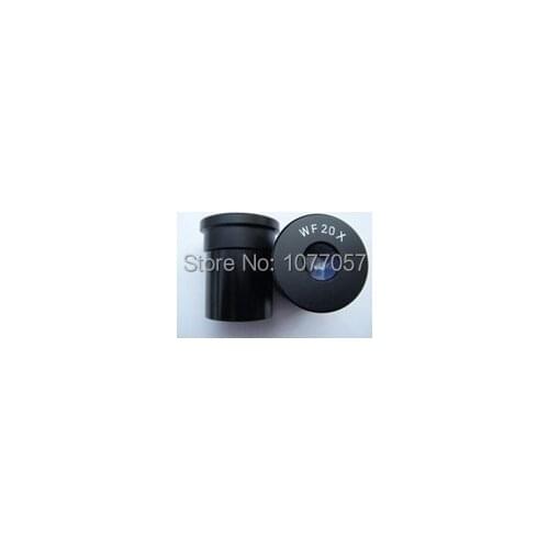 1 Pair , Wide field WF20x -10mm Microscopes Eyepiece / High Quality Eyepiece for Biological microscopes