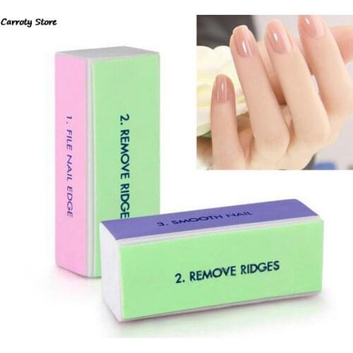 1Pc Manicure Nail Art Tips Sanding Polish Buffer Block Shiner File 4 Sides Nail Art Polisher Nail File For Nail Art Tools