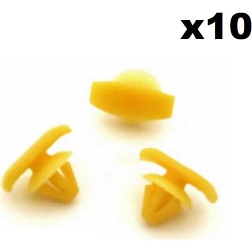 10x For Skoda Octavia (04-13) Rubber Door Seal Clips, Weatherstrip Seal Clips