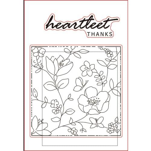 11x16 Pattern Transparent Clear Silicone Stamp Seal for DIY scrapbooking photo album Decorative clear stamp