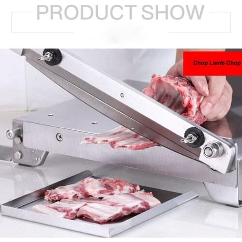 13 . 5-inch Household Stainless Steel Bone Cutting Slicing Machine Cut lamb chops Cut chicken, duck and fish cutter Cut medicina