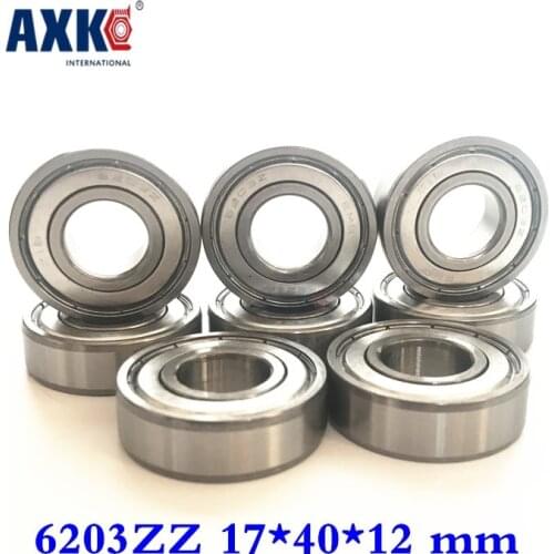2019 Time-limited Real Rolamentos Thrust Bearing 10pcs Free Shipping Miniature Deep Groove Ball Bearing 6203zz 17*40*12 Mm