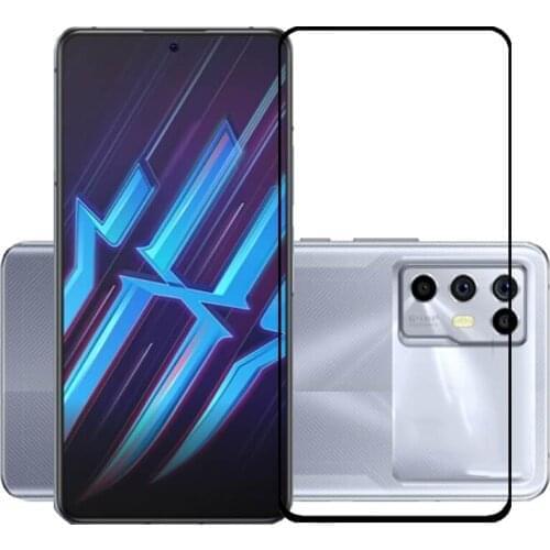 25 Pcs/Lot Full Cover Screen Protectors For ZTE nubia Red Magic 6R Scratch Proof Protective Film Tempered Glass