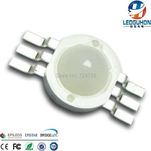 Diffused lens 3w rgb led diode