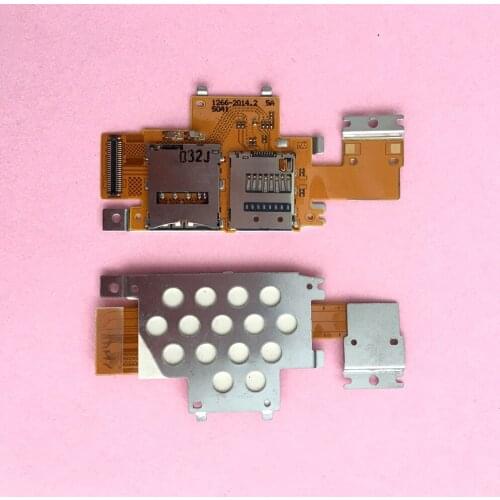 For Sony Xperia Tablet Z SGP311 SGP312 SGP321 SIM Card Holder Slot Socket Reader Tray Flex Cable High Quality