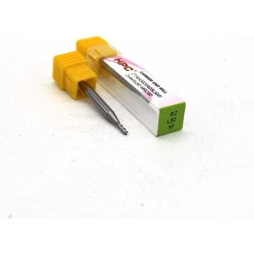 2*4*50 of 3 flutes HRC 60 mill cutter solid carbide end mill CNC machine milling tools
