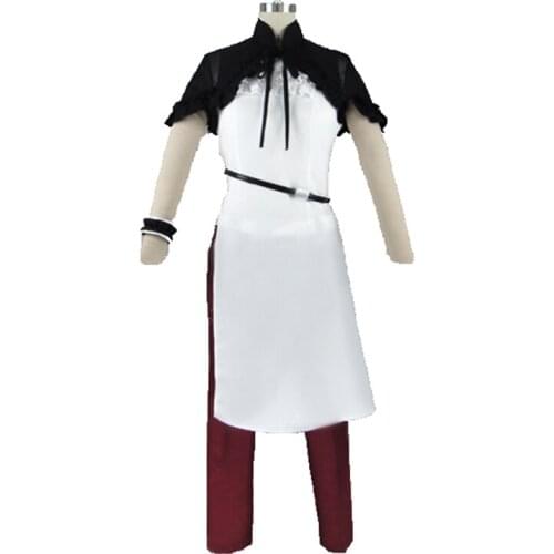 Hot Games NieR Automata Devola/Popola Cosplay Costumes Fancy Party Dress Full Set Outfit Dress with hair accessory 11
