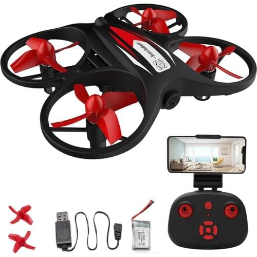 KF608 Mini Drone 720p HD With Camera Wifi Aerial Stabilized Altitude 3D Flip Headless Mode RC Quadcopter Profesional Drones Toy