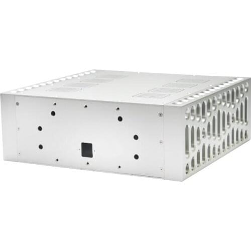 Full aluminum amplifier chassis / Class A amplifier Enclosure / tube amp case / DIY box (402*430*150mm)