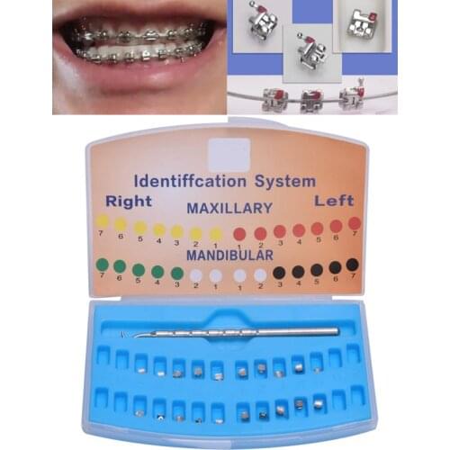 Dental Orthdontic Brackets Self-Ligating Roth/MBT 0.022 Hooks 3-4-5 With Tool Dentistry Product Orthdontic Instrument