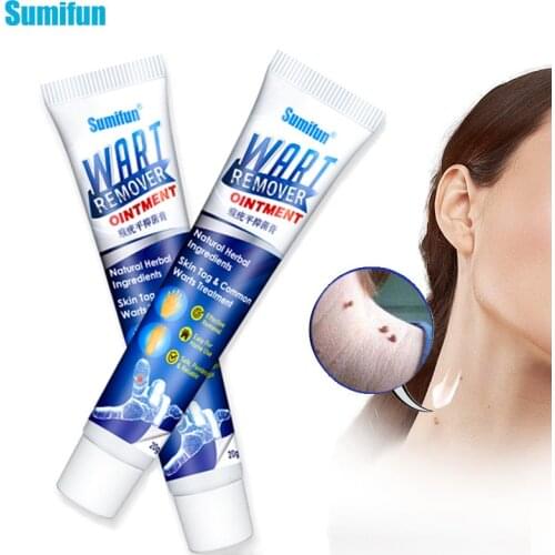 Sumifun 1Pcs Warts Remover Ointment/Patch Wart Treatment Cream Skin Tag Remover Herbal Extract Corn Plaster Warts Ointment P1164