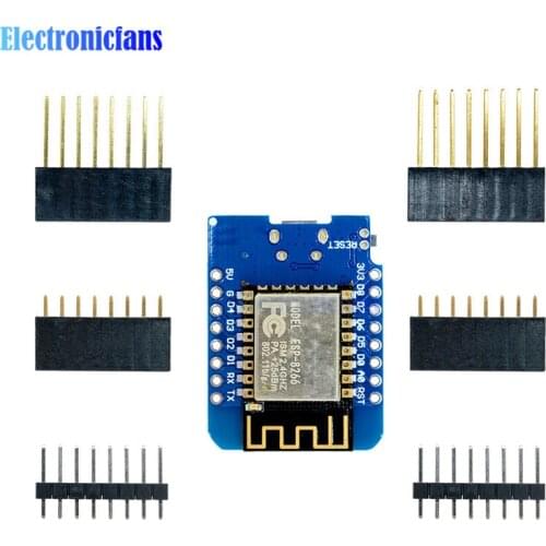 ESP8266 ESP-12 ESP-12F CH340G CH340 V2 USB WeMos D1 Mini WIFI Development Board D1 Mini NodeMCU IOT Board 3.3V With Pins