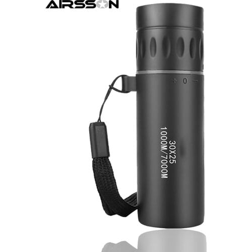 30X25 Monocular Telescope Waterproof Mini Military Monocular Binoculars Zooming Focus Hunting Optical Scope For Travel Hunting