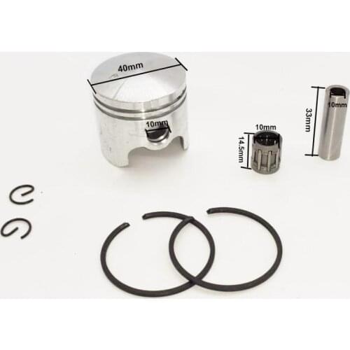 40-5 Brush Cutter Piston with Needle Bearing Assembly Kit Fit for 43CC Grass Trimmer Cylinder Parts