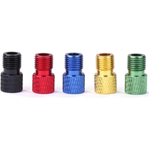 Durable Schrader Valve Adapter Classic Delicate MTB Bike Fixed Gear Bicycle Aluminum Alloy Presta to Schrader Valve Adapter