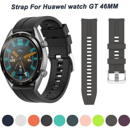 Silicone Band Strap For Huawei Watch GT 2 pro Original SmartBand Wriststrap For Amazfit GTR 2 / GTR 47mm / Stratos 3 2S Bracelet