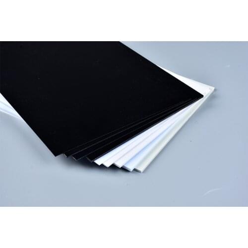 200mm*250mm ABS Styrene Sheets White Model Architectural Material Different Thick
