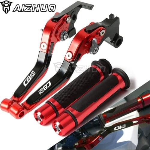 Brake Clutch Lever Extendable Adjustable Motorcycle Grip Handlebar FOR HONDA CB400 CB400SF CB400F 1992-1998