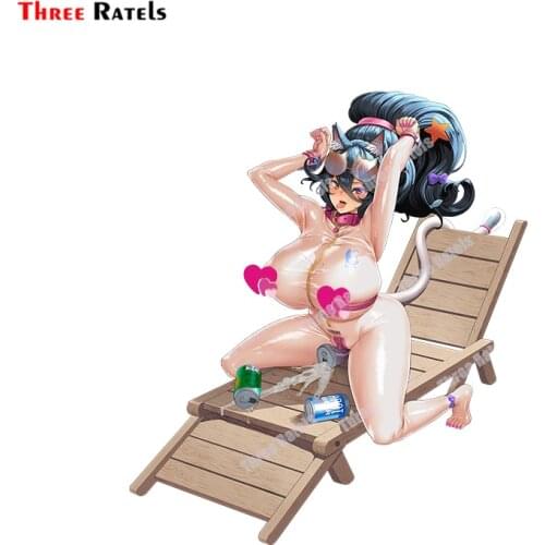 Three Ratels B435 Griffon Poi And Eternity Anime Game Last Origin For Various Car Accessory Auto Sexy Girl Auto Sticker Decals