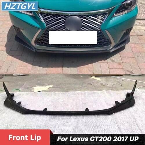 Carbon Fiber Material Front Bumper Lip Rear Diffuser Side Skirts Extensions For Lexus CT200 Tuning 2017 Up