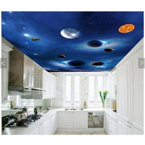 WDBH custom photo 3d ceiling murals wallpaper Star starcrite home decor living room 3d wall murals wallpaper for walls 3 d