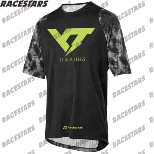 YT 2021 Motorcycle Endura Jersey Downhill MTB Jersey Short Sleeve DH T-Shirt Clothes Motocross Mountain Bike Maillot Ciclismo MX