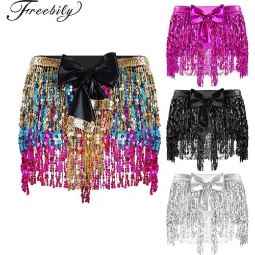 Women belt bellydance scarf hip Belly Dance Accessories Sequins Tassel Triangle Wrap Costume Belt Shawl Chiffon fringe scarf