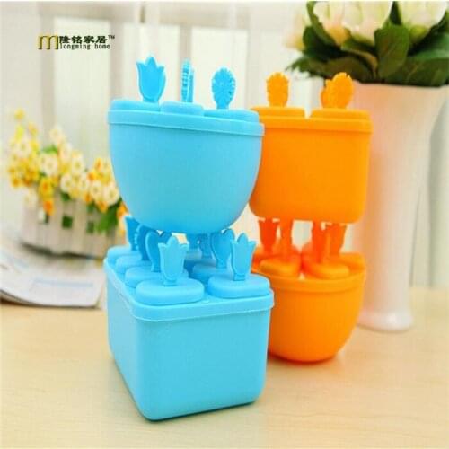 1PC Cells Popsicles Mold Plastic Frozen Ice Cream Pop Mold Popsicle Maker Lolly Mould Tray Pan Maker Tool OK 0313
