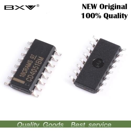 10PCS CD4051BM CD4051 4051 SOP16 Eight Selective Switch SMD