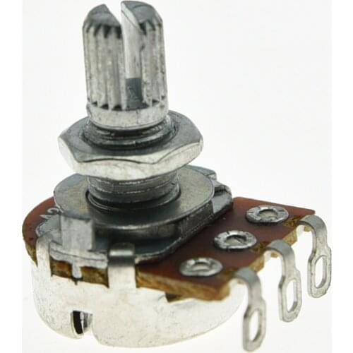 KAISH 10pcs B500K 16mm Base Guitar Linear Pots Short Split Shaft Potentiometers