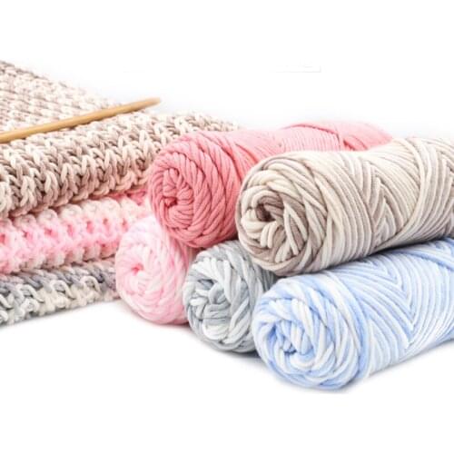 100g/pc Chunky Wool Roving Scarf Knit Wool Yarn Thickness Warm Hat Household Crochet Yarn Lana Knitting Cotton Wool Yarn