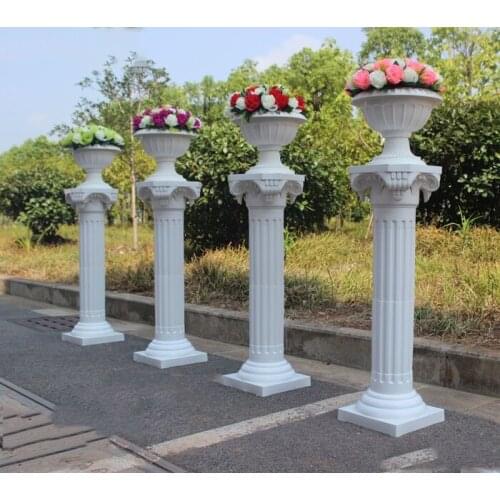 4pcs/lot 34" Height Roman Column wedding party decoration plastic roman pillar roman for wedding arrangement