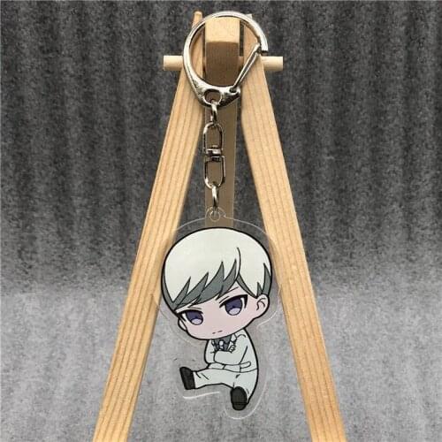 Danganronpa V3 Acrylic Keychain Togami Byakuya Keyring Acrylic Figure Keyring Pendant Cosplay Chains Collection Model Toy