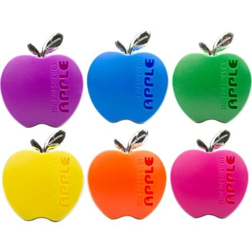Car Perfume Air Freshener Apple Shape Original Fragrance Orange Lemon Apple Strawberry Lavender Scent Automobile Accessories