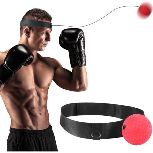 Boxing Speed Ball Head-Mounted Decompression Venting Combat Reaction Reaction Ball Training Fitness Boxing Equipment