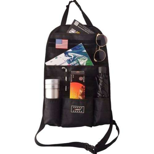 Large Car Backseat Organizer - Baby Accessories, Kids Toys & Travel Essentials Holder - Great Storage Bag for Road Trips