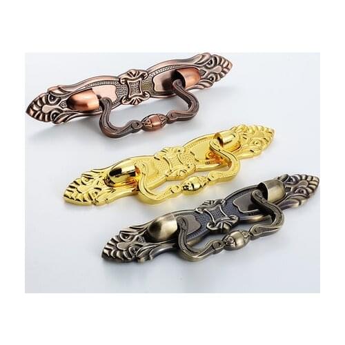 Furniture Kitchen System Cupboard Pull Handle And Closet Door Knob Antique Copper