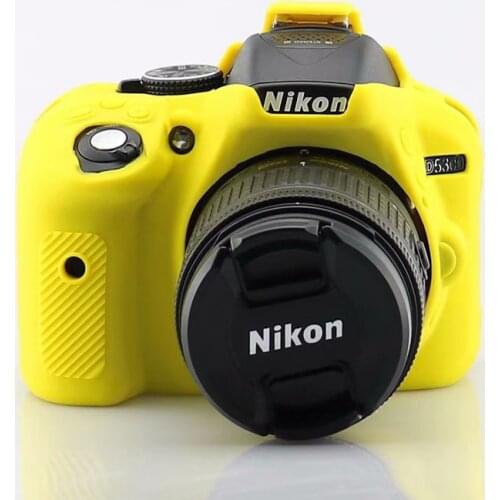 Non toxic silica gel New Camera Case Soft Silicone Rubber Skin Cover For Nikon D5300 Protective Body SLR Bag