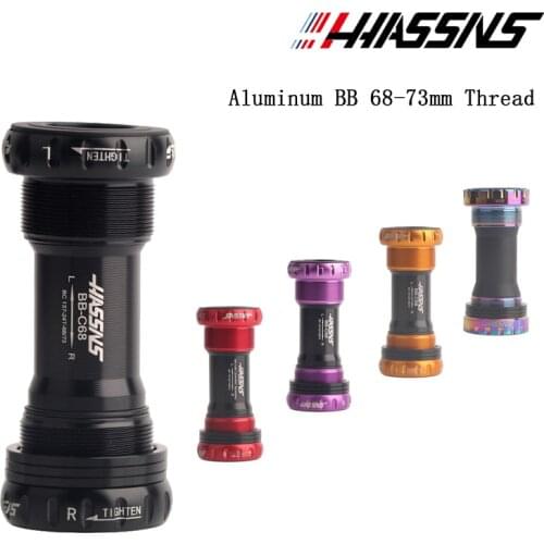 Mountain Bike Bottom Bracket,Aluminum Waterproof BB 68-73mm Screw/Thread Type Crankset Bearings,Bicycle Axis Parts for FSA SRAM