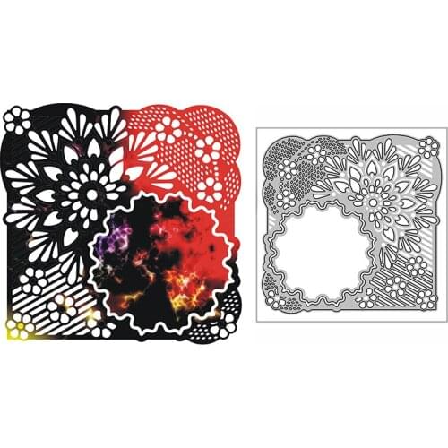 New Elegant Flower Plate Craft Embossing Mold 2021 Metal Cutting Dies for DIY Decorative Scrapbooking Album Card Making No Stamp