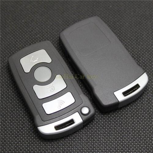 PINECONE Key Case for BMW 7 Series 730 740 745 750 760 E66 Car Key Remote Smart Key Shell Cover 3 Buttons With Uncut Blade 1PC