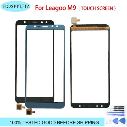 Black/ Blue For Leagoo M9 Sensor Touch Screen 5.5 Inch Perfect Repair Parts Touch Panel +Tools +Adhesive For Leagoo M 9