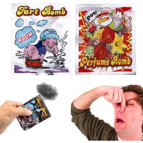 10Pcs Funny Fart Bomb Bags Aroma Bombs Smelly Stink Bomb Novelty Gag Toys Practical Jokes Fool Toy Gag Funny Joke Tricky Toy