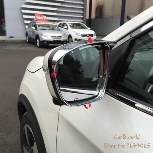 For Nissan X-Trail Rogue/T32 Rear View Mirror Cover RearView Mirrors Rain Shield Visor XTrail 2014-2020 ABS Car Accessories