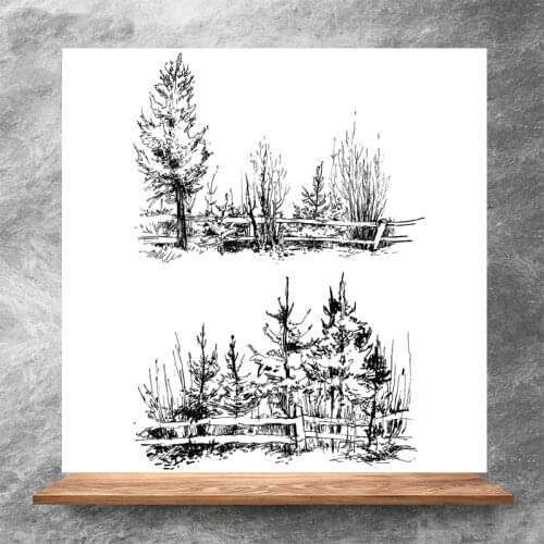 ZhuoAng Quiet life Clear Stamps/Silicone Transparent Seals for DIY scrapbooking photo album Clear Stamps