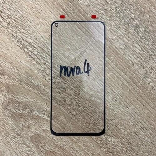 5pcs Outer Glass Lens Replacement Front Glass Lens For Huawei Nova 4 Repair Parts Front High Quality LCD Screen