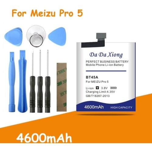 Full Protection And Safety 4600mAh BT45A Battery for Meizu Pro 5 mobile phone Mobile Phone Chargers