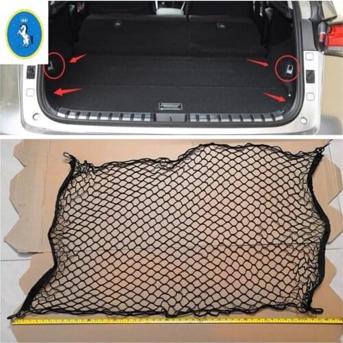 Yimaautotrims Auto Accessory Trunk Rear Storage Cargo Luggage Elastic Mesh Net Holder Kit For LEXUS NX NX200T NX300H 2015 - 2019